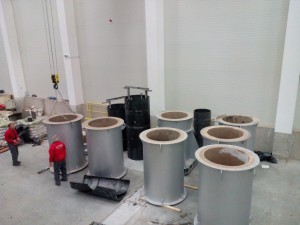 Dimnjak produkata sagorevavanja u rafinaciskim kazanima   